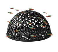 Aquarium Grove Of Shrimp - 10.3x10.3x5 Cm PP Shelter Hollow, Breeding Habitat, Ornamental Fish Resting Point, Durable Decorative Supply | Shrimp Caves For The Living Room