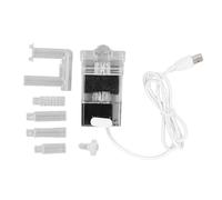 Aquarium Hanging Filter Efficient Filtration Silent Operation Adjustable Flow Space Saving Fish Tank External Hanging Filter 2.5W Power 250L/H Flow Rate Suitable for Fish Tanks