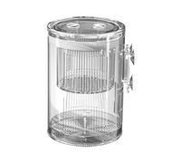 Aquarium Hatchery Box Fish Splitter for Fry, Clear Breeding Chamber for Betta Killifish | Suction Mounted Incubator, Isolation Nursery Unit for Growth