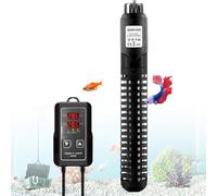 Aquarium Heater, 300W Submersible Fish Tank Heater with External LED Thermostat Controller, Fish Tank Heater with Intelligent Overheat, Water Free Power Off Design, Memory Function, for 115-300L Tank