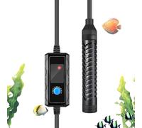 Aquarium Heater - Horizontal Installation Thermostat 100W | Betta Thermostat with Suction Cups | for Betta, Pond, Turtle, Reptile, Seawater, Freshwater Aquarium, Low Level