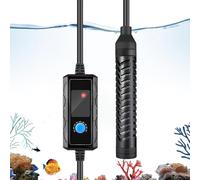 Aquarium Heater | Horizontal Installation Thermostat 100W - Thermostat With Suction Cups - For Betta, Pond, Turtle, Reptile, Seawater Aquarium, Freshwater Aquarium, Low N