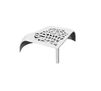 Aquarium Hidden Cave Shelter For Small Fish And Shrimp Breeding Rest Play, Underground, Tank Landscape Decoration(Type A White,L (140x140x50mm))