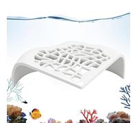 Aquarium Hideaway Cave - Compact Fish Tank, Shelter Compact Smooth Surfaçe,modern Design Decorative Ornament | Easy Comfort Space Support For Shrimp Reptile Crustacean Indoor Habitat Use