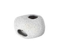 Aquarium Hideaway Rocks,Artificial Rock House,Hollow Hiding Stone,Fish Tank Cave for Fish Shrimp Breeding Spawning(ST1001)