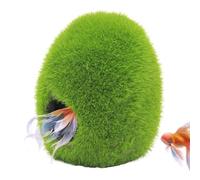 Aquarium Hideouts Simulation Moss Decoration Resin Aquarium Cave Decoration Decorative Fish Tank Ornament Aquariums Accessories For The Entry And Exit Of Small Fish And Shrimp 6.6 X 6.8 X 7.8 Cm