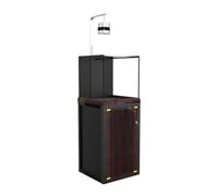 Aquarium Home Living Room Office Large Glass Aquarium Backpack Overflow Bottom Filter Under Filtration Tank Marine Fish Tank Ultra White Glass Fish Tank for Coral Sea Water Fish Fish tank(50x50x131cm)