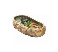 Aquarium Imitation Stone Fish Tank, Sleeping Bowl, Lotus Basin, Small Tank, Balcony Flower Pot, Ceramic Fish Tank, Household Plant Pot Small Fish Tank(A)
