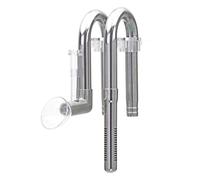 Aquarium Inflow Outflow - Glass Filter Pipe, Clear Tubing | Planted Tank Accessories, Degreasing Film Remover for Freshwater Saltwater Reef Fish Hobby Supplies Adults Experts Professionals