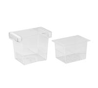 Aquarium Isolation Box - Net Container for Fish Breeding - Floating Container Divider Divider for Guppy Crayfish Eggs Angel Adaptation