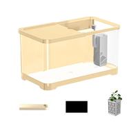 Aquarium Kit | Insight Glass Aquarium Kit | Creative Fish Tank With Basket Tanks | Fish Aquarium Basket Compact Saltwater Tank For Jellyfish, Guppy, Shrimp, Small