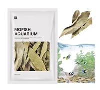 Aquarium Leaf Litter - Natural Water Quality Improver & Fish Breeding Resting Leaf | Aquasçaping Decor for Fish Tanks, Turtle Habitats & Reptile Enclosures | Regulation & Natural Botanical Substrat