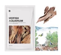 Aquarium Leaf Litter - Resting Leaf for Fish Farming, Dried Foliage Resting Aquatic Animals Longan | Multipurpose Medicinal Leaf Decoration, Aquarium Supplies