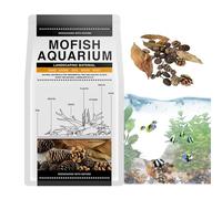 Aquarium Leaf Litter Tray - Longan Leaves 15-30cm, Botanical Regulator, Multifunctional Aquarium Decorations for Shrimp Fish Tank | The Natural Water Soaked with Black Water