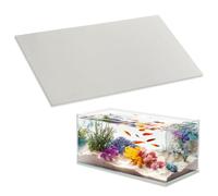 Aquarium Leveling Mat 1 Pack, 45 × 75cm Aquarium Mat Under Tank Pad, 6mm Thick Non-Slip Shockproof Fish Tank Cushion, Waterproof, Easy to Cut, Grey