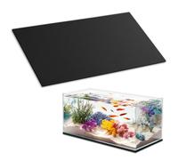 Aquarium Leveling Mat 1 Pack, 45 × 75cm Aquarium Mat Under Tank Pad, 6mm Thick Non-Slip Shockproof Fish Tank Cushion, Waterproof, Easy to Cut, Black