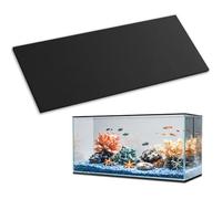 Aquarium Leveling Mat 1 Pack, 60 × 120cm Aquarium Mat Under Tank Pad, 6mm Thick Non-Slip Shockproof Fish Tank Cushion, Waterproof, Easy to Cut, Black