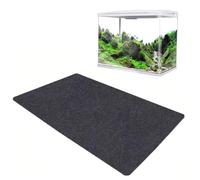 Aquarium Leveling Mat，Under Fish Tank Mat--Soft Absorbent Material，Anti-Slip and Waterproof Backing，Cushion The Friction Between The Fish Tank and The Table，Washable (24 x 48 Inch)