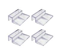 Aquarium Lid Handle - Acrylic Fish Tank Glass Cover Clip Support Holder 4PCS, Clear Acrylic Support Holder For Fish Tank Lid, Aquarium Hood Lids, Fishs Tanks Accessories For Aquariums, Secure Glass Co