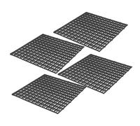 Aquarium Lid - Prevents fish from jumping and evaporating the tank, 4-piece multifunctional grid, snap-lock connectivity + Custom fit design, reinforced ABS polymer |