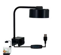 Aquarium Light, LED Lamp, 6.1x2.36x5.35in Tank Tool, Smart Modes, Adjustable Arm for Saltwater Fish, Shrimp Habitat, Marine Life, Aquarium Setup, Bright Display, Home Tanks, Underwater