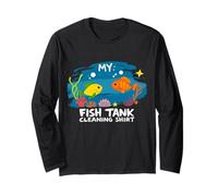 Aquarium Lovers Fish Tank Cleaning Shirt Long Sleeve T-Shirt