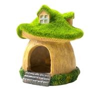 Aquarium Moss Mushroom House Decor - Resin Fish & Shrimp Hiding Cave For Betta Tanks, Safe Underwater Accessory For Landscaping, Cute Sculpture Bedroom, Study & Party Decor, Two Design Options