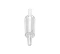 Aquarium One Way Check Valve 10Pcs, Non Return Air Pump Safety Valve for Fish Tank, Protects Oxygenation Pumps, 3.9" Size, Plastic (Transparent White)