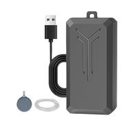 Aquarium Oxygen Pump - 9.2x3.8x3.2cm ABS, USB Aerator Device, Bubble Stream Generator, Circulation Diffuser Unit | Perfect For Small Tank Maintenance, Hydroponics Water Culture, Indoor Aquatic Display