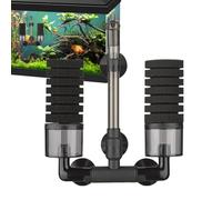 Aquarium Oxygenation Filter - Low Rotary Filter, Expandable Bio Media Cylinder | Internal Circulation Sponge Adjustable Airflow Filtration Device, Easy Clean Silent System Tropical Visquati