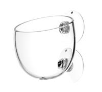 Aquarium Plant Cup - Aquarium Plant Pot Holder Glass Water Plant Pot with Suction Cups | Aquarium Holder for Live Plant, Aquarium Planter, Aquarium Decoration for Aquarium