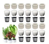 Aquarium Plant Fixing Ring Set - Anchor for Aquatic Plants, Anti-Floating Weight | Ceramic Planter for Aquarium, Durable Fixing Accessory, Decoration Tool