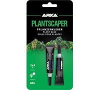 Aquarium plant glue - ARKA Plantscaper Gel 2×3 g - mini tubes for moss, roots & decor - no-drip, safe & instant hold - ideal for small aquascapes, nano tanks & beginners - shrimp-safe