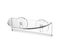 Aquarium Plant Holder, Acrylic Aquatic Ledge, Transparent Glass Rack 16x10.4x6.6cm/6.3x4.09x2.6 Inches Easy To Install & Clean/Space-Saving Display For Added Visual Appeal