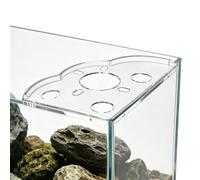 Aquarium Plant Holder, Adjustable Floating Waterproof Clear Rack, Tank Holder For Aquatic Plants, For Planting Corner Bookshelf Home House, 2 Pack