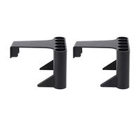 Aquarium Plant Holder Fish Tank Plant Holder Hanging Aquatic Plant Holder Sturdy ABS Plastic 5 Hole Design for Freshwater Saltwater Tanks 2Pcs (Long Hook)