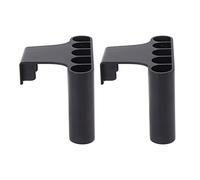 Aquarium Plant Holder Hanging Aquatic Plant Holder Fish Tank Decorations with Integrated Hook Sturdy ABS Plastic for Pothos Lotus Flower Daffodils Lucky 2Pcs (Short Hook)