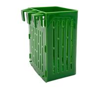 Aquarium Plant Holder Hanging Planter Small Plant Pot Fishes Tank Plant Holder Plant Box for Landscaping Decorative Accessories, Green