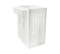Aquarium Plant Holder Hanging Planter Small Plant Pot Fishes Tank Plant Holder Plant Box for Landscaping Decorative Accessories, White