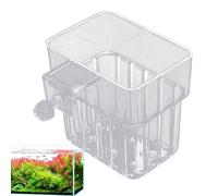 Aquarium Plant Holder - Transparent Trout Tank Mug, Hanging Aquatic Basket Planter, Stable Root Growth Container Ventilated Drainage Design | Smooth Edges for Freshwater Setup Hydroponic Display