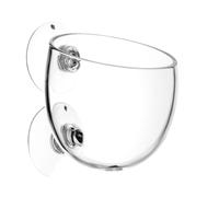 Aquarium Plant Pot - Glass Aquatic Pot, Suction Cups | Aquatic Planter, Live Plants Fish Tank Holder, Vegetable Pot, Aquarium Stop for Aquarium, X Plant Decorates