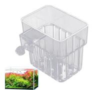 Aquarium Plant Rack - 3 Inch ABS Tank Basket Hook, Clear Aquatic 60g, Water Resistant Planter Pot, Hanging Design | Slot of