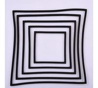 Aquarium Plant Rings - Multi Size Square Corral Set Ten Pieces - Ideal For Supporting Fish Food Pellets Aquarium Plants Tank Decorations Aquatic Gardening DIY Projects Accesso