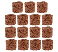 Aquarium Plant Weight Base Fixed Ring 40pcs Pottery Coffee