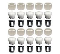 Aquarium Plant Weights - PP Ceramic And Sponge | Aquatic Plants Fixed Ring Set | Fish Tank Accessories - For Live Plant Fixation And Secure Anchoring In Substrate Decorations Plants, Fish Tank