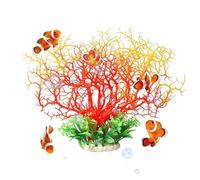 Aquarium Plants Artificial Natural Fish Tank Decorations