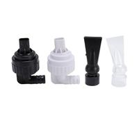 Aquarium Pump Duckbill Nozzle, 360 Degree Rotating Plastic, Efficient Waterflow Control - Anti Siphon Design, Waterflow Cushioning, Suitable for Fish Tank Use