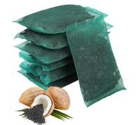 Aquarium Purification Activated Carbon, Multifunctional Activated Carbon, Efficient Activated Carbon, Aquarium Water Purification Activated Carbon Pellets with Fine Mesh Bag(7 Net Bags)