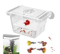 Aquarium Reproduction Box - Acrylic Insulating Hatch with Suction Cups | Guppy, Betta, Tropical Depontor & Fry Saver, Fish Tank Incubator for Sick, Wounded, Aggressive Fish