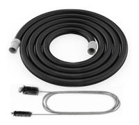 Aquarium Ribbed Hosing for Fluval 107 207 Replacment Parts, Aquarium Pumps & Filters 106 206 hose, Aquarium Tubing Compatible with Fluval Hose A20014 with brush